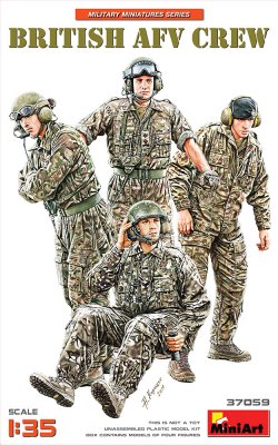 画像1: ミニアート[MA37059]1/35 イギリス軍戦車兵セット４体入