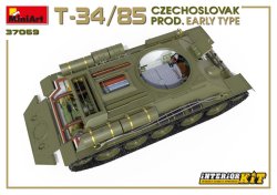画像2: ミニアート[MA37069]1/35 T-34/85 チェコスロバキア製初期型 フルインテリア（内部再現）