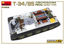 画像3: ミニアート[MA37069]1/35 T-34/85 チェコスロバキア製初期型 フルインテリア（内部再現）