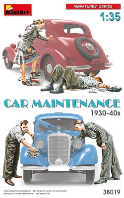 画像1: ミニアート[MA38019]1/35 カー メンテナンス1930-40年代
