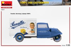 画像15: ミニアート[MA38047]1/35　Tempo E400パネルバン 3輪配送ボックストラック