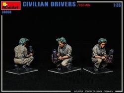 画像2: ミニアート[MA38050]1/35 民間ドライバー 1930-40年代4体入