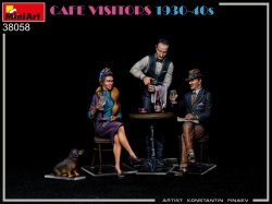 画像3: ミニアート[MA38058]1/35　カフェの客1930-40年代 フィギュア3体&犬1匹