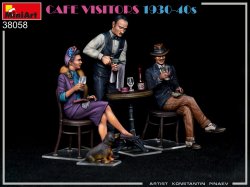 画像2: ミニアート[MA38058]1/35　カフェの客1930-40年代 フィギュア3体&犬1匹