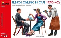 ミニアート[MA38062]1/35　カフェのフランス市民1930-40年代 フィギュア3体入