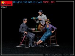 画像5: ミニアート[MA38062]1/35　カフェのフランス市民1930-40年代 フィギュア3体入