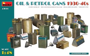 画像1: ミニアート[MA49006]1/48 石油&ガソリン缶1930-40年代 (1)