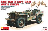 ミニアート[MA35050] 1/35 イギリス軍　4×4バンタムジープ BRC40（フィギュア3体入）