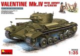 ミニアート[MA35092] 1/35 バレンタインＭｋ.IV　歩兵戦車ソビエト軍仕様（フィギュア5体入）