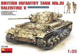 ミニアート[MA35106] 1/35 バレンタインMk.V歩兵戦車(フィギュア2体、エッチングシート付)