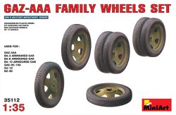 画像1: ミニアート[MA35112] 1/35 ソビエト　GAZ-AAA＆アーマードカー用ホイールセット