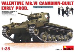画像1: ミニアート[MA35123] 1/35 バレンタインMK.VI　カナダ製初期型