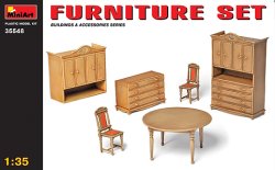 画像1: ミニアート[MA35548] 1/35 小物セット1（家具）　ジオラマアクセサリー【再販品】