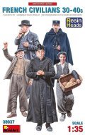 ミニアート[MA38037]1/35 フランス市民30-'40年代（頭部のみレジン製）５体入