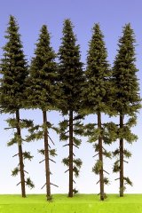 Model Scene[SK200]枝打ちしたトウヒの木 高さ180-220mm(5本入)