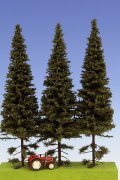 Model Scene[SK202]低く枝打ちしたトウヒの木 高さ180-220mm(3本入)