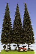 Model Scene[SK252]低く枝打ちしたトウヒの木 高さ230-270mm(2本入)