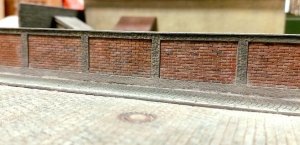 画像1: Model Scene[41815]1/120(TTスケール) レンガ塀 (1)