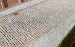 画像1: Model Scene[41900]1/120(TTスケール) 直線の街路 石畳
