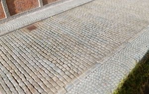 画像1: Model Scene[41900]1/120(TTスケール) 直線の街路 石畳 (1)