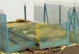 Model Scene[48141]1/72-1/87 金網ゲート 高い金網フェンス用