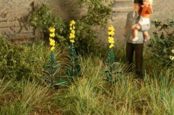 画像2: Model Scene[VG7-223]1/72-1/87 マレインリーフ(Mullein Leaf)