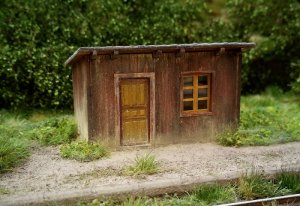 画像1: Model Scene[96521]1/144-1/160(Nスケール) 田舎の駅(キット) (1)