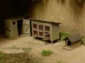 Model Scene[96523]1/144-1/160(Nスケール) 農場の鳥小屋と犬小屋(キット)
