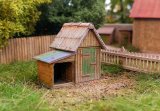 Model Scene[96533]1/144-1/160(Nスケール) 物置のある屋外トイレ(キット)