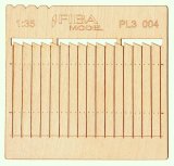 Model Scene[PL3-004]1/35 目隠しフェンス 鋸歯カット