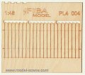 Model Scene[PL4-004]1/45-1/48 目隠しフェンス 鋸歯カット
