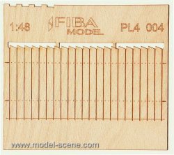 画像1: Model Scene[PL4-004]1/45-1/48 目隠しフェンス 鋸歯カット