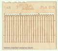 Model Scene[PL4-013]1/45-1/48 ヨーロッパ風装飾付木製フェンス＃3