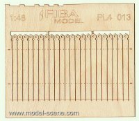 Model Scene[PL4-013]1/45-1/48 ヨーロッパ風装飾付木製フェンス＃3