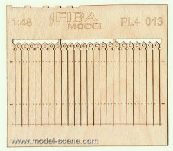 画像1: Model Scene[PL4-013]1/45-1/48 ヨーロッパ風装飾付木製フェンス＃3