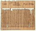 Model Scene[PL4-015]1/45-1/48 腐った木製フェンス