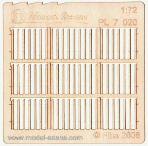 画像1: Model Scene[PL7-020]1/72 土手塀ボード 標準サイズ＃2 (1)