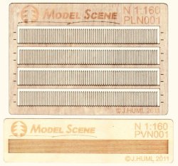 画像1: Model Scene[PLN-001]1/160 ピケットフェンス 中幅板
