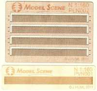 Model Scene[PLN-002]1/160 目隠しフェンス 鋸歯カット