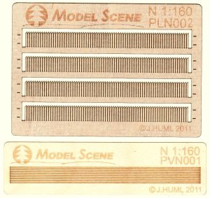 画像1: Model Scene[PLN-002]1/160 目隠しフェンス 鋸歯カット (1)