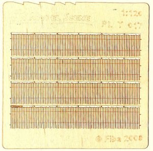 画像1: Model Scene[PLT-017] 1/120 不規則なカットの木製フェンス＃II (1)