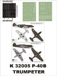 Montex[K32005]1/32Ｐ－40Ｂアメリカ空軍　（トランペッター用）