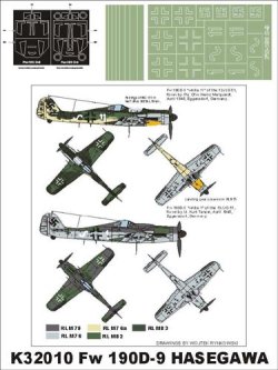 画像1: Montex[K32010]1/32フォッケウルフＤ-９　（ハセガワ用）