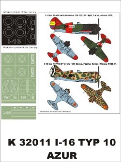 画像1: Montex[K32011]1/32ポリカルポフ　Ｉ-16　スペイン　（アズール用）