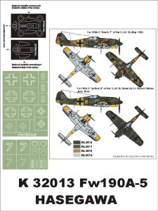 画像1: Montex[K32013]1/32フォッケウルフＡ-5　（ハセガワ用） (1)