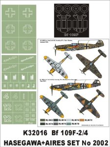 画像1: Montex[K32016]1/32メッサーシュミットＦ-4　（ハセガワ用） (1)