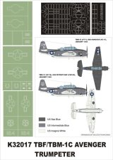 Montex[K32017]1/32ＴＢＦ-1Ｃ　アヴェンジャー（トランペッター用）