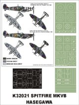 Montex[K32021]1/32スピットファイア　ＭＫ　5Ｂ　（レベル/ハセガワ用）