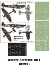 Montex[K32022]1/32スピットファイア　ＭＫ　1　（レベル/ハセガワ用）
