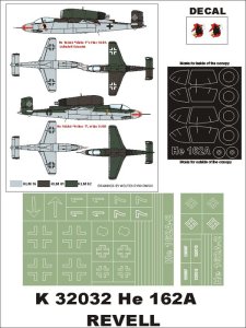 画像1: Montex[K32032]1/32ハインケル　He162Ａ-2　（レベル用） (1)